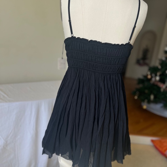 Black Short Layered Cami Dress (Free People) - Picture 4 of 10